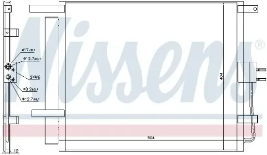 Kondensator, Klimaanlage NISSENS 940218 Bild Kondensator, Klimaanlage NISSENS 940218