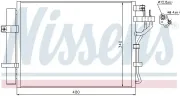 Kondensator, Klimaanlage NISSENS 940219