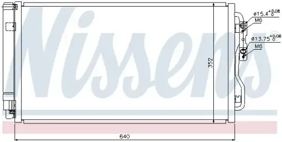 Kondensator, Klimaanlage NISSENS 940236 Bild Kondensator, Klimaanlage NISSENS 940236