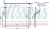 Kondensator, Klimaanlage NISSENS 940266 Bild Kondensator, Klimaanlage NISSENS 940266