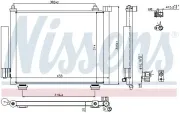 Kondensator, Klimaanlage NISSENS 940315