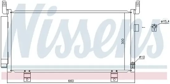 Kondensator, Klimaanlage NISSENS 940437 Bild Kondensator, Klimaanlage NISSENS 940437
