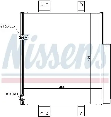 Kondensator, Klimaanlage NISSENS 940492 Bild Kondensator, Klimaanlage NISSENS 940492
