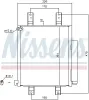 Kondensator, Klimaanlage NISSENS 940554 Bild Kondensator, Klimaanlage NISSENS 940554