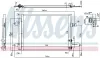 Kondensator, Klimaanlage NISSENS 940588 Bild Kondensator, Klimaanlage NISSENS 940588