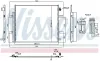 Kondensator, Klimaanlage NISSENS 940893 Bild Kondensator, Klimaanlage NISSENS 940893