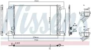 Kondensator, Klimaanlage NISSENS 940986