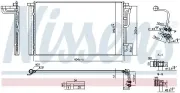 Kondensator, Klimaanlage NISSENS 941262