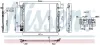 Kondensator, Klimaanlage NISSENS 941343 Bild Kondensator, Klimaanlage NISSENS 941343
