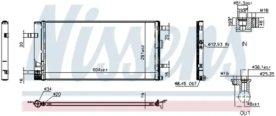 Kondensator, Klimaanlage NISSENS 941344 Bild Kondensator, Klimaanlage NISSENS 941344