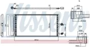 Kondensator, Klimaanlage NISSENS 941403