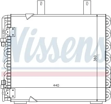 Kondensator, Klimaanlage NISSENS 94172 Bild Kondensator, Klimaanlage NISSENS 94172