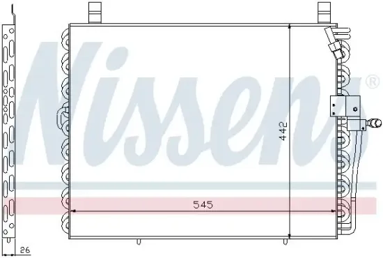 Kondensator, Klimaanlage NISSENS 94176 Bild Kondensator, Klimaanlage NISSENS 94176