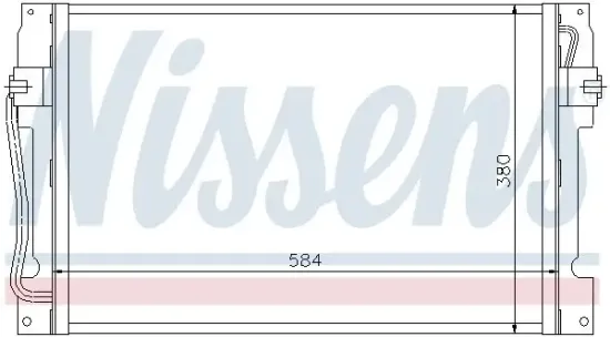 Kondensator, Klimaanlage NISSENS 94182 Bild Kondensator, Klimaanlage NISSENS 94182