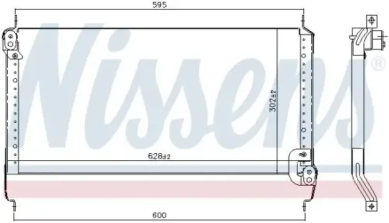 Kondensator, Klimaanlage NISSENS 94195 Bild Kondensator, Klimaanlage NISSENS 94195