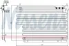 Kondensator, Klimaanlage NISSENS 94216 Bild Kondensator, Klimaanlage NISSENS 94216