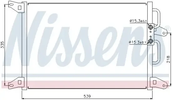 Kondensator, Klimaanlage NISSENS 94220 Bild Kondensator, Klimaanlage NISSENS 94220