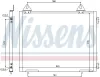 Kondensator, Klimaanlage NISSENS 94327 Bild Kondensator, Klimaanlage NISSENS 94327