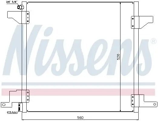 Kondensator, Klimaanlage NISSENS 94390 Bild Kondensator, Klimaanlage NISSENS 94390
