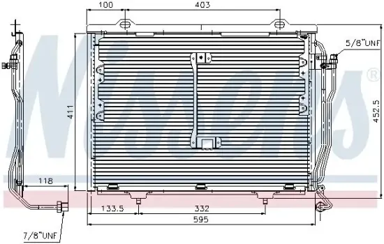 Kondensator, Klimaanlage NISSENS 94426 Bild Kondensator, Klimaanlage NISSENS 94426