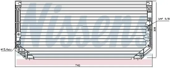 Kondensator, Klimaanlage NISSENS 94515 Bild Kondensator, Klimaanlage NISSENS 94515