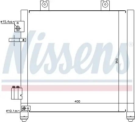 Kondensator, Klimaanlage NISSENS 94739 Bild Kondensator, Klimaanlage NISSENS 94739