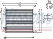 Trockner, Klimaanlage NISSENS 95745