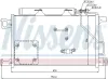 Kondensator, Klimaanlage NISSENS 94857 Bild Kondensator, Klimaanlage NISSENS 94857