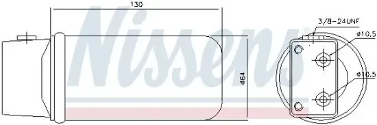 Trockner, Klimaanlage NISSENS 95043 Bild Trockner, Klimaanlage NISSENS 95043