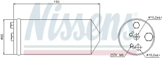 Trockner, Klimaanlage NISSENS 95325 Bild Trockner, Klimaanlage NISSENS 95325