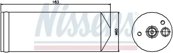 Trockner, Klimaanlage NISSENS 95362 Bild Trockner, Klimaanlage NISSENS 95362