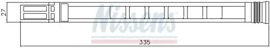 Trockner, Klimaanlage NISSENS 95387 Bild Trockner, Klimaanlage NISSENS 95387
