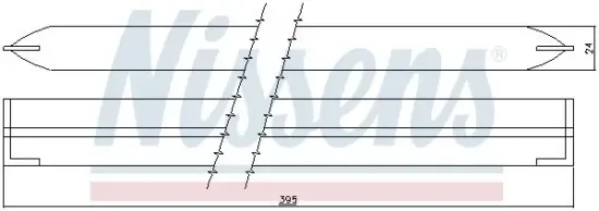 Trockner, Klimaanlage NISSENS 95500 Bild Trockner, Klimaanlage NISSENS 95500