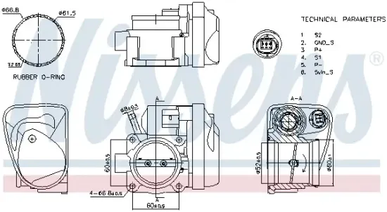 Ladeluftkühler NISSENS 96617 Bild Ladeluftkühler NISSENS 96617