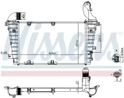 Ladeluftkühler NISSENS 961267