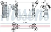 Ladeluftkühler NISSENS 961305