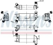 Ladeluftkühler NISSENS 961360