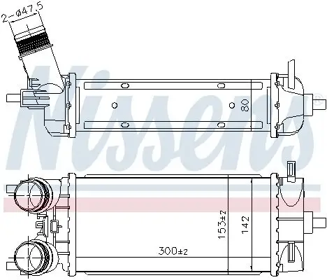 Ladeluftkühler NISSENS 961483 Bild Ladeluftkühler NISSENS 961483