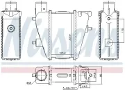 Kühler, Abgasrückführung NISSENS 989448