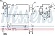 Ladeluftkühler NISSENS 96398