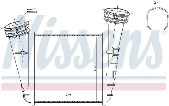 Ausgleichsbehälter, Kühlmittel NISSENS 996221 Bild Ausgleichsbehälter, Kühlmittel NISSENS 996221