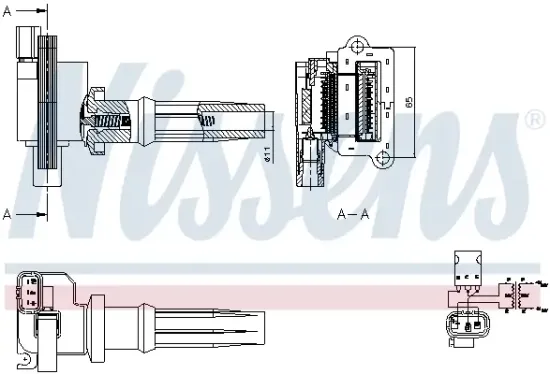 Zündspule 12 V NISSENS 966044 Bild Zündspule 12 V NISSENS 966044