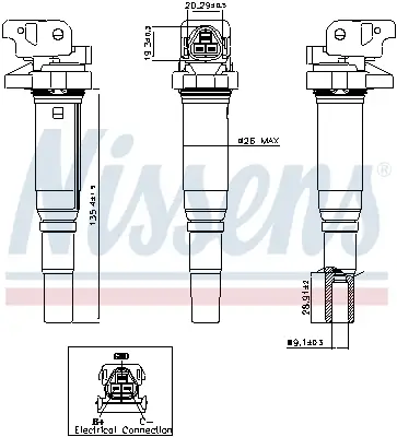 Zündspule 14 V NISSENS 966314 Bild Zündspule 14 V NISSENS 966314