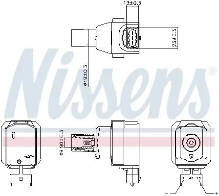 Zündspule 14 V NISSENS 966326 Bild Zündspule 14 V NISSENS 966326