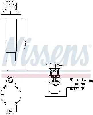 Zündspule 12 V NISSENS 966383 Bild Zündspule 12 V NISSENS 966383