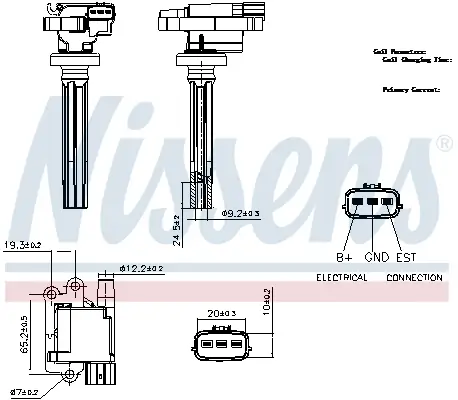 Zündspule 14 V NISSENS 966576 Bild Zündspule 14 V NISSENS 966576