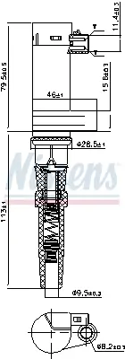 Zündspule 14 V NISSENS 966667 Bild Zündspule 14 V NISSENS 966667