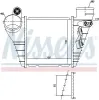 Ladeluftkühler NISSENS 96847 Bild Ladeluftkühler NISSENS 96847