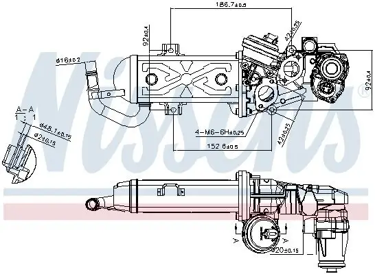 AGR-Ventil NISSENS 98178 Bild AGR-Ventil NISSENS 98178