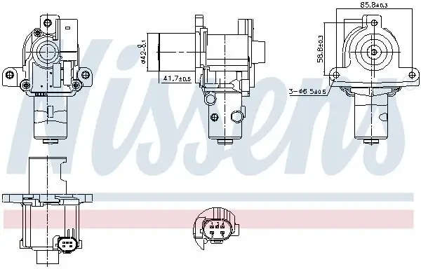 AGR-Ventil NISSENS 98183